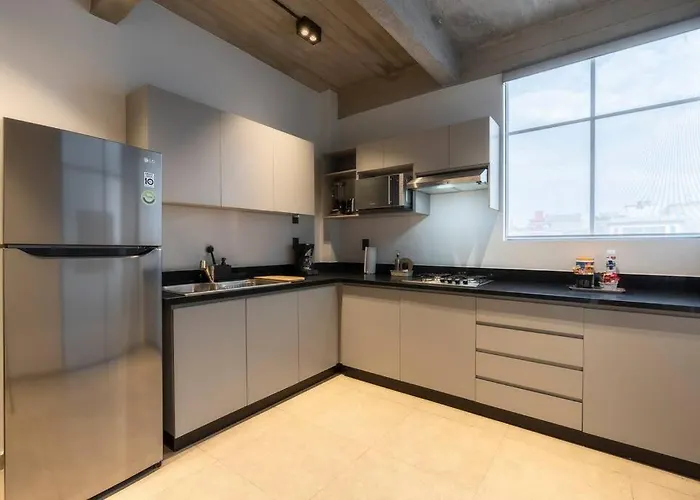 P302 Zocalo 3bdrm 2bath Rooftop Ac * Mexico City